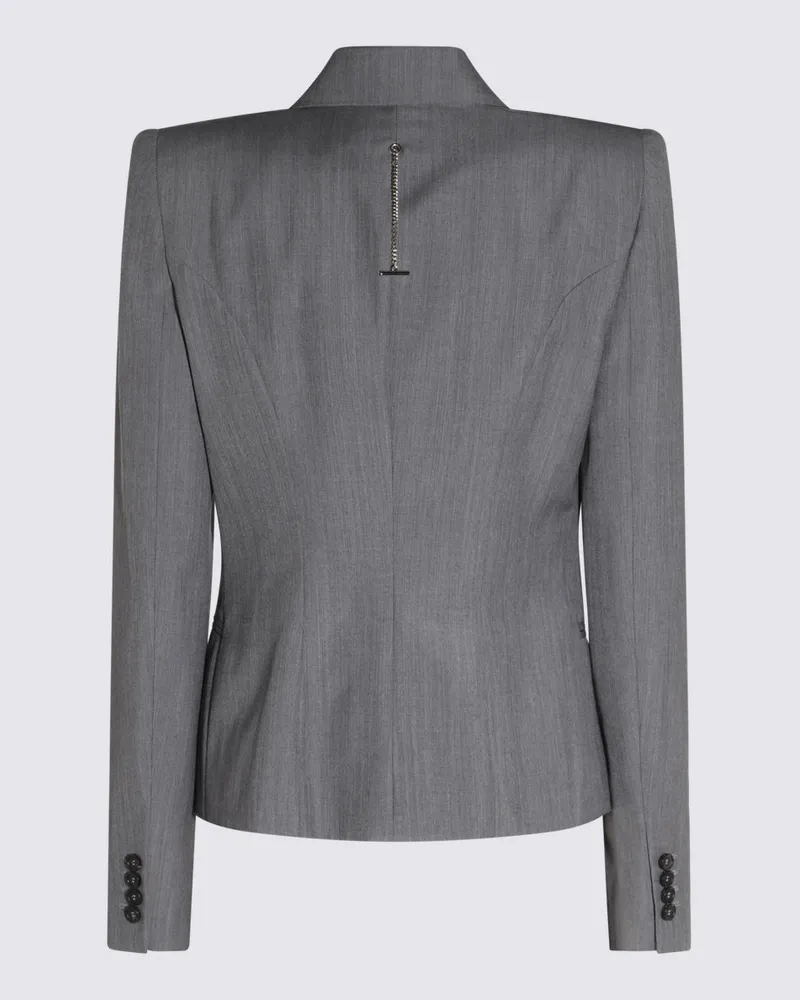 Alexander McQueen Women's Jackets Grey Melange _wo Gray