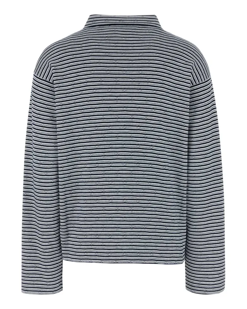 Miu Miu Women's Polo Shirt Multicolor Cotton Cashmere Silk Multicolor