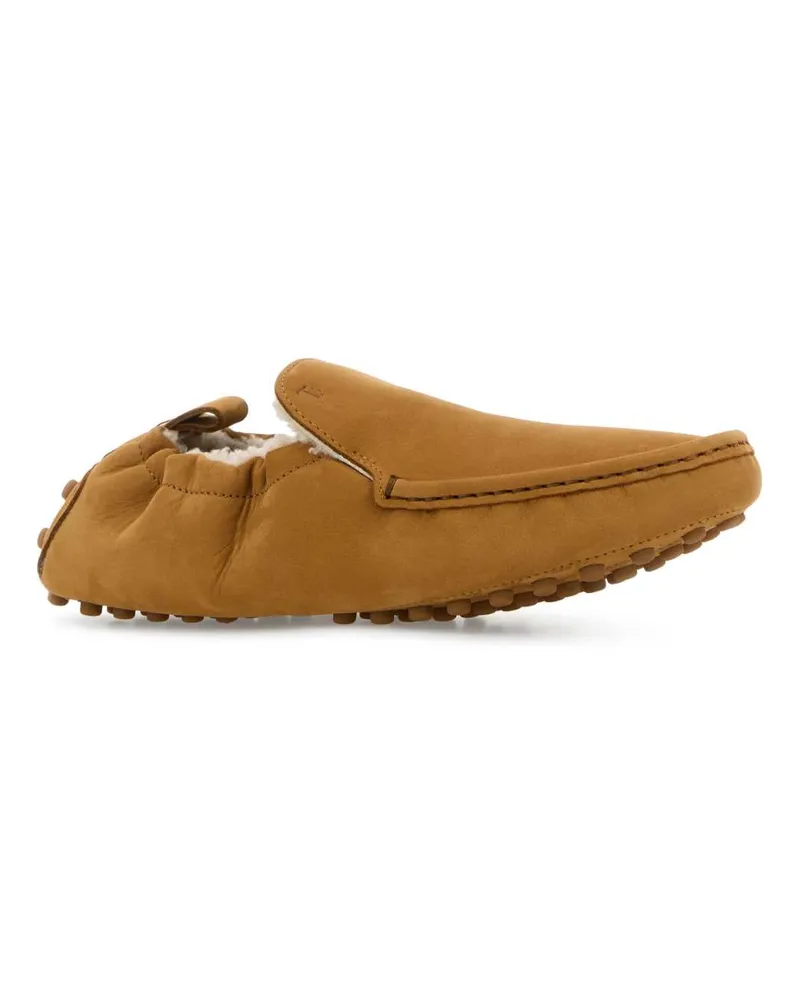 TOD'S Women's Camel Suede Loafers C811 Mocassini Camel
