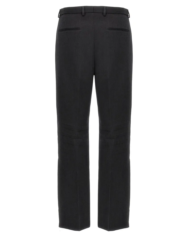 Gucci Wool Trousers — Charcoal Charcoal