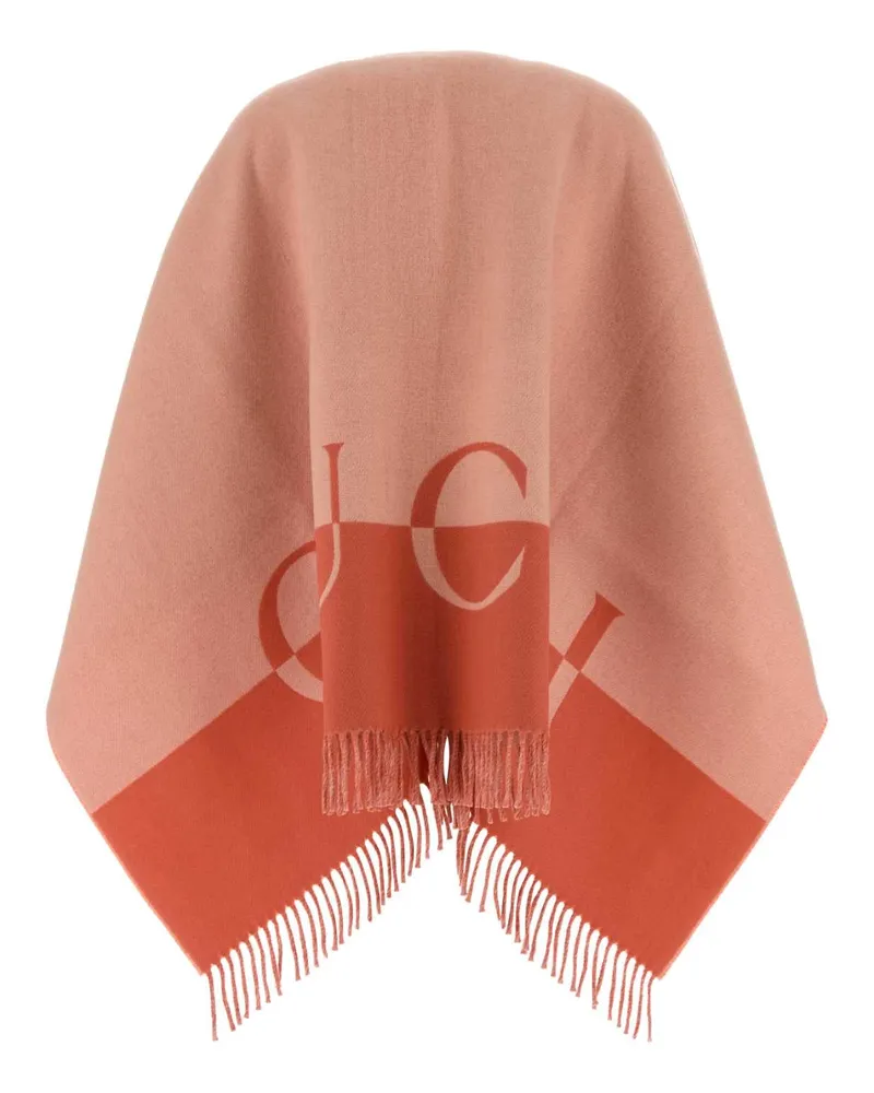 Gucci Women's Pink Wool Blend Cape Roseatepink Wool-Cachemire Cappotti Wool/cachemire Pink