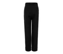 Women's Virgin Wool Trousers Black