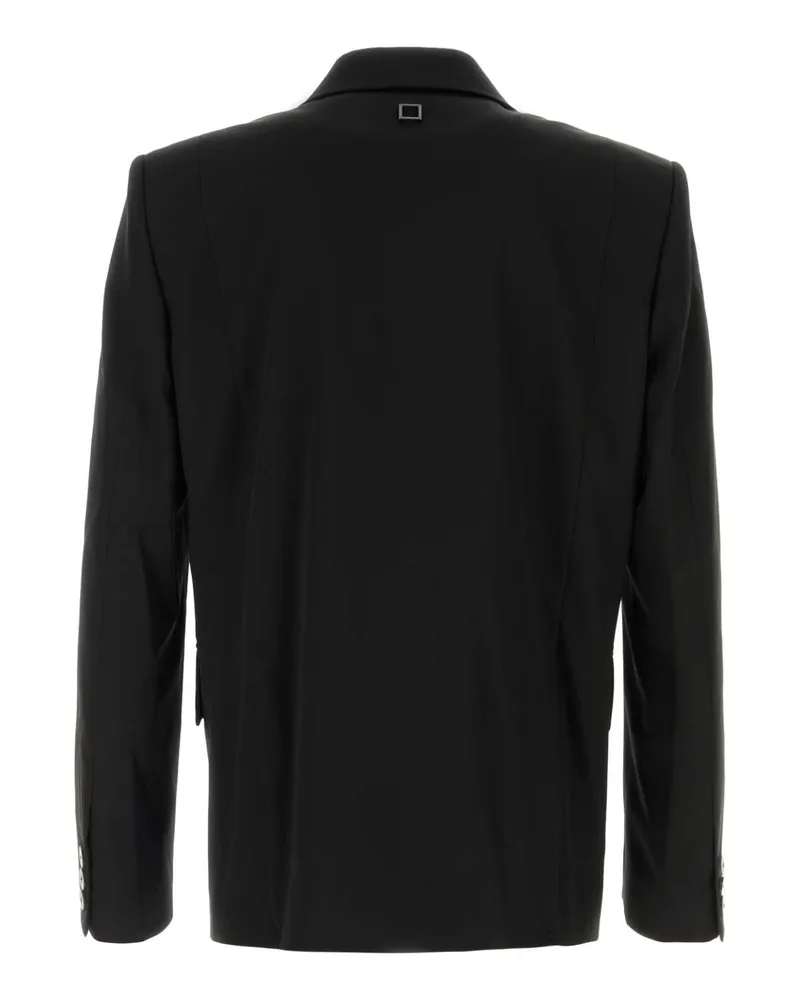 Wooyoungmi Men's Jacket Blazer Black Wool Blazers Black