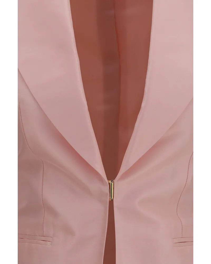 Gucci Women's Jacket Silk Faille Hopeful Pink 