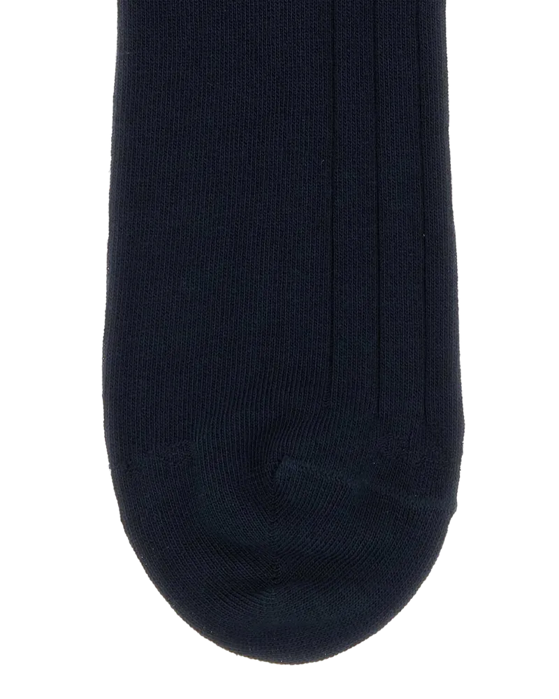 Gallo Stretch Cotton Blend Socks — Navy Navy