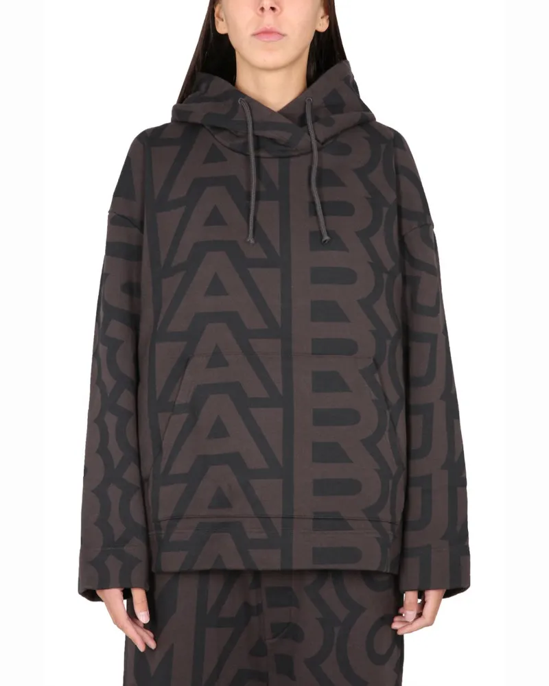 Marc Jacobs Monogram Logo Sweatshirt — Brown Brown