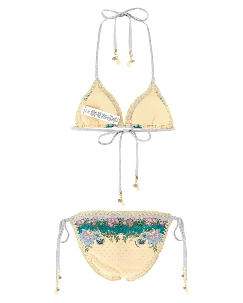 Zimmermann Indra Bikini — Cream Lavender