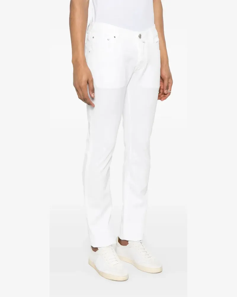 Jacob Cohën Women's Nick Trousers Ss25 M White