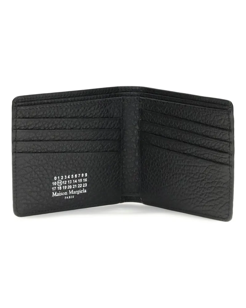 Maison Margiela Women's Leather Wallet Black Calf & Purses Black