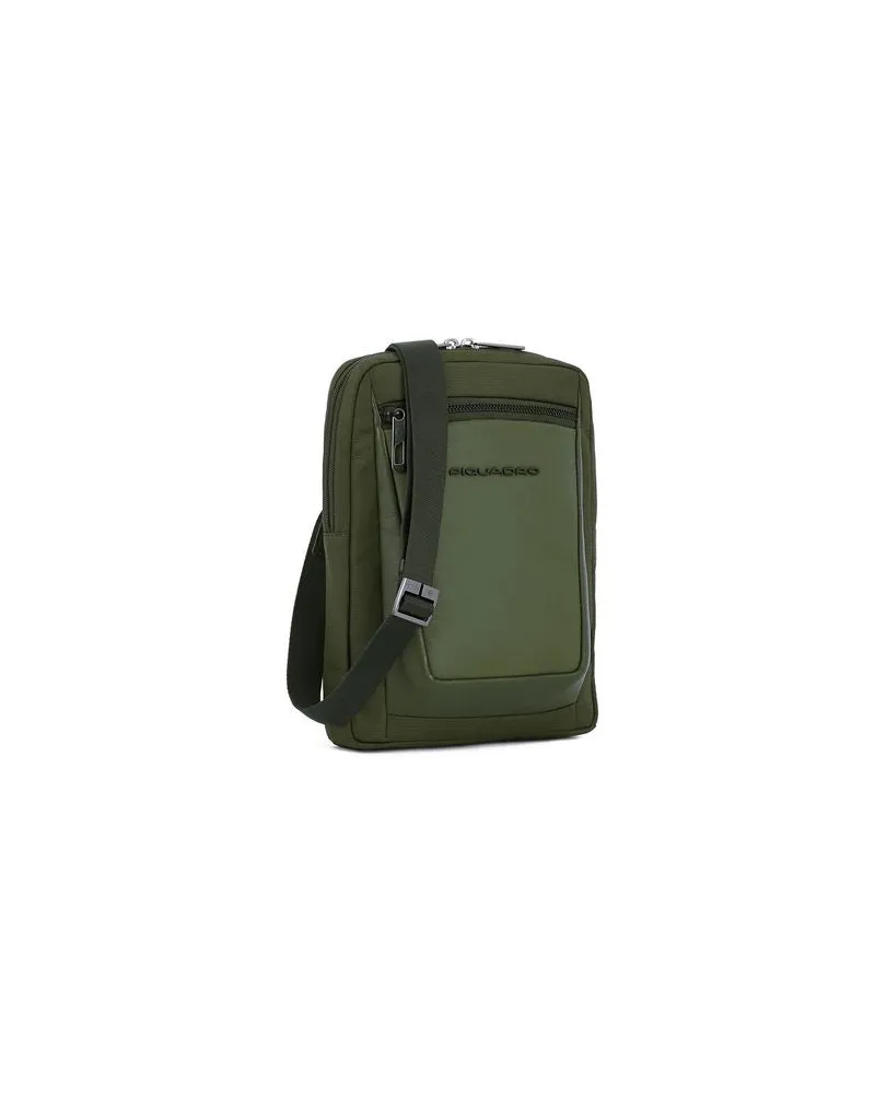 Piquadro Men's Green Polyester Bags Crossbody-bags Green