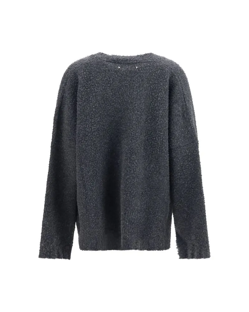 Golden Goose Casentino Wool Cardigan — Gray Gray