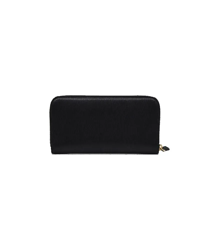Prada Women's Black Calfskin Wallet Black