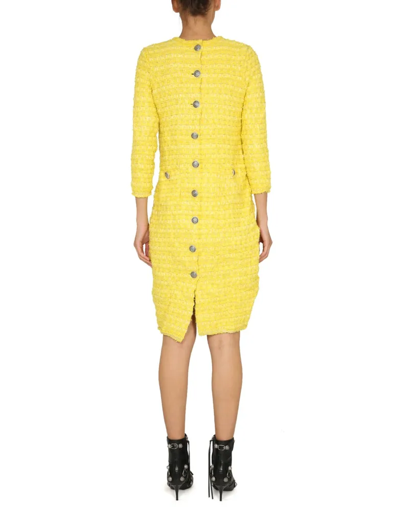 Balenciaga Back-To-Front Dress — Yellow Yellow