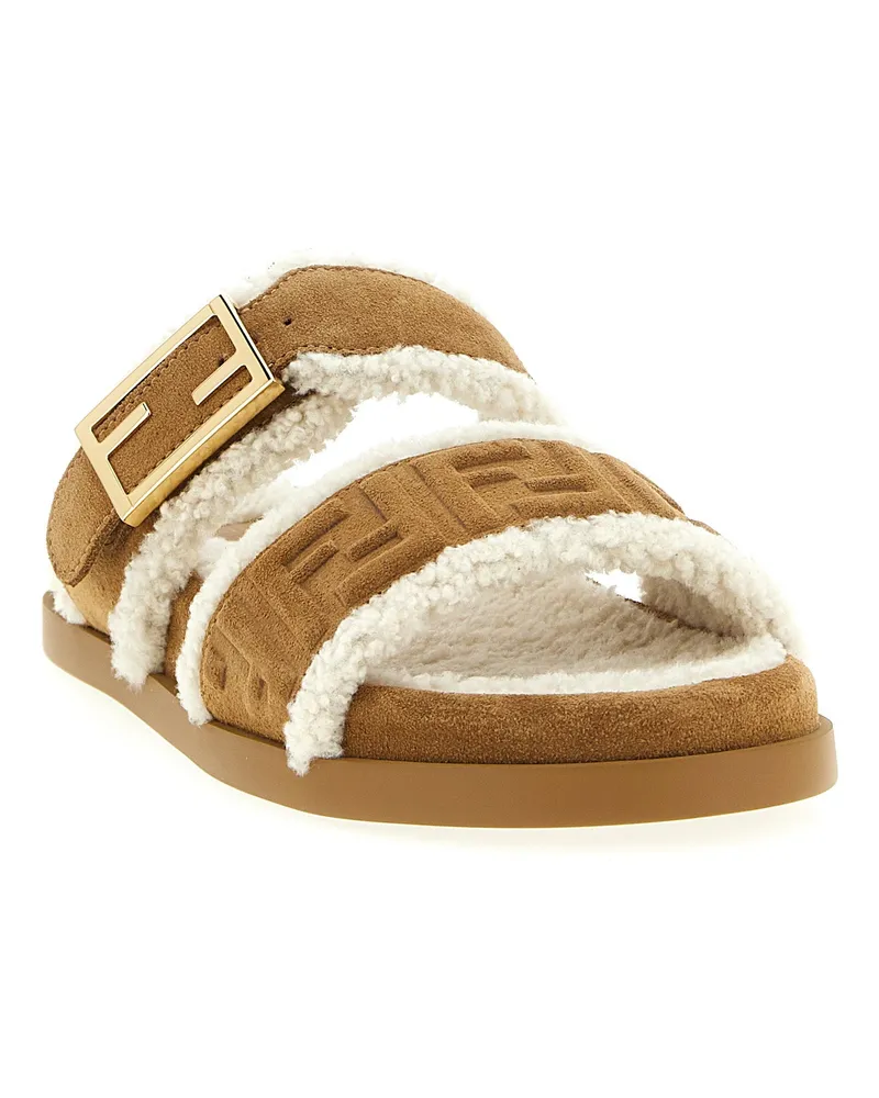 Fendi Feel Sandal — Tan Tan