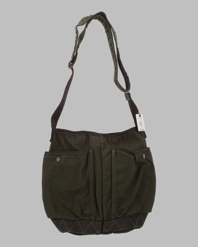 PORTER-YOSHIDA & CO Men's Shoulder Bag Crag Small Green Cotton Nylon Green