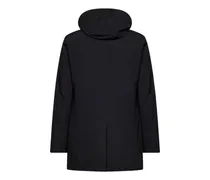 Hooded 2-Layer Windstopper Parka — Black