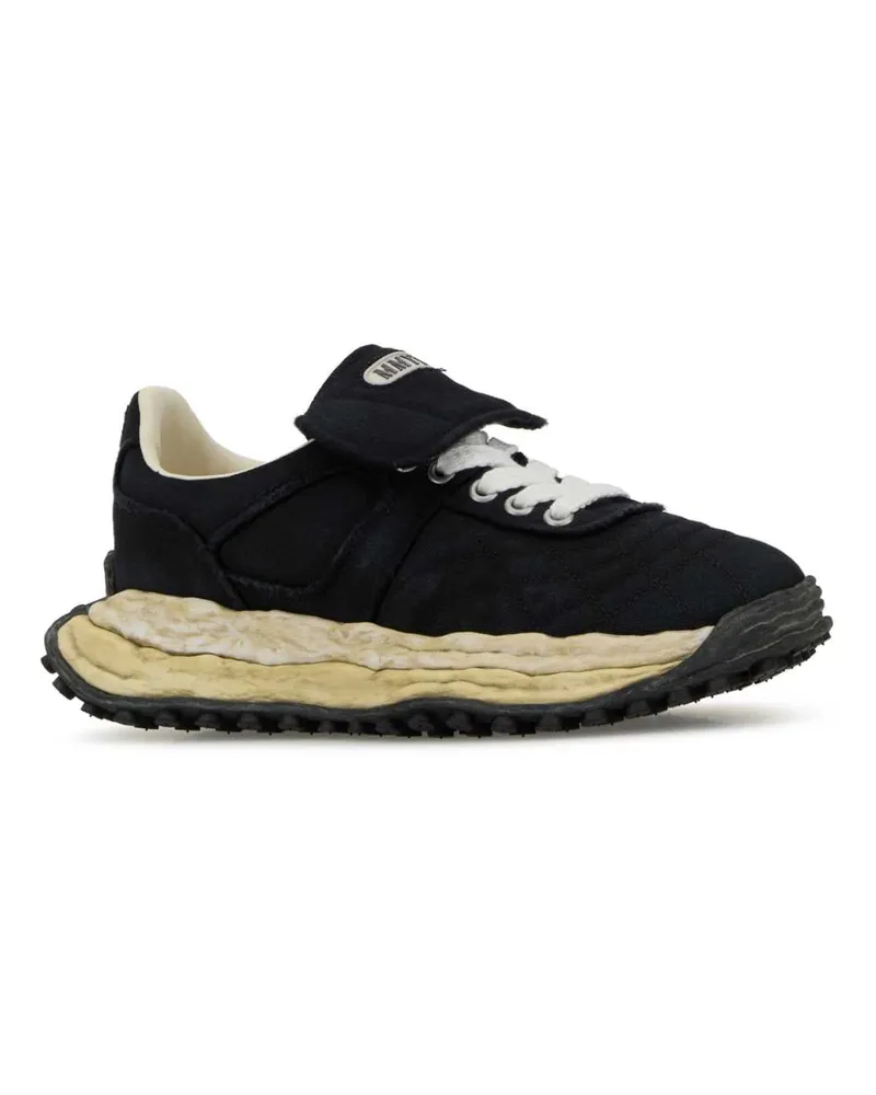 MIHARAYASUHIRO Men's Slate Fabric Scott Sneakers Black Black