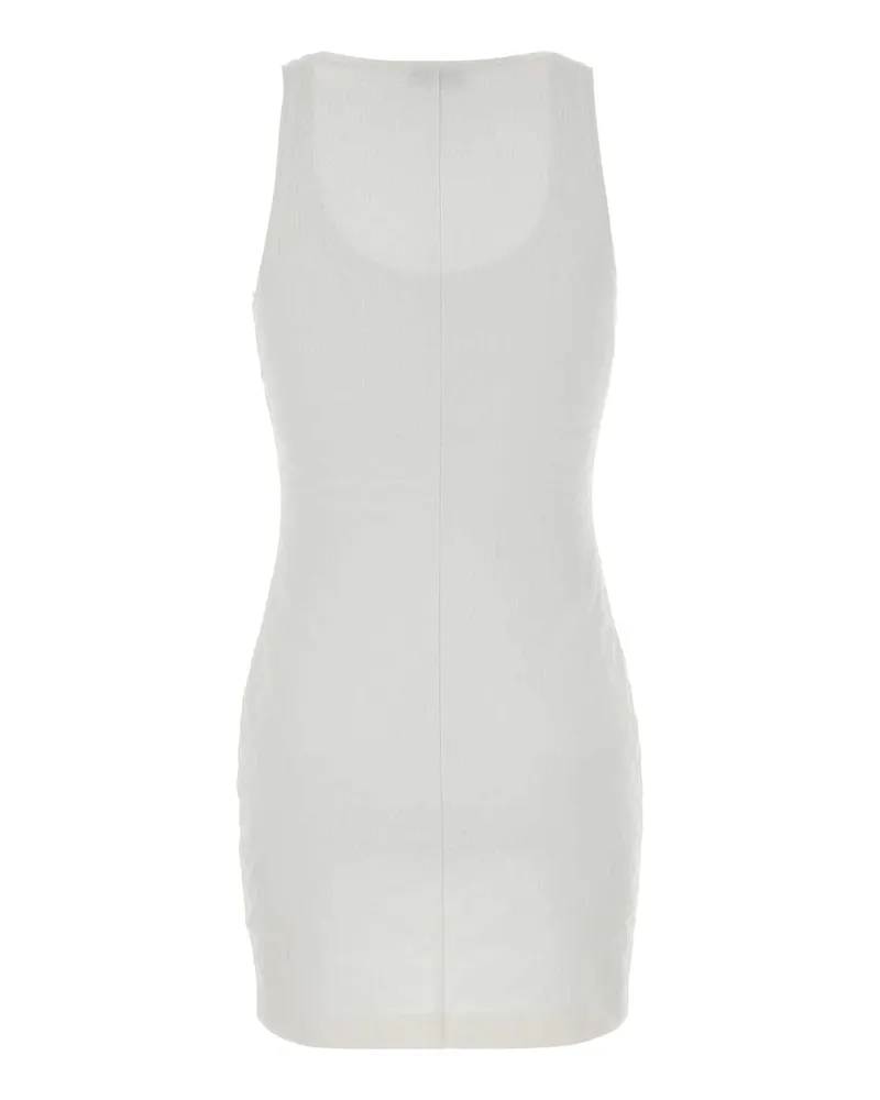 Gucci Women's White Gg Jacquard Mini Dress Exterior: Nylon Elastane Abiti White