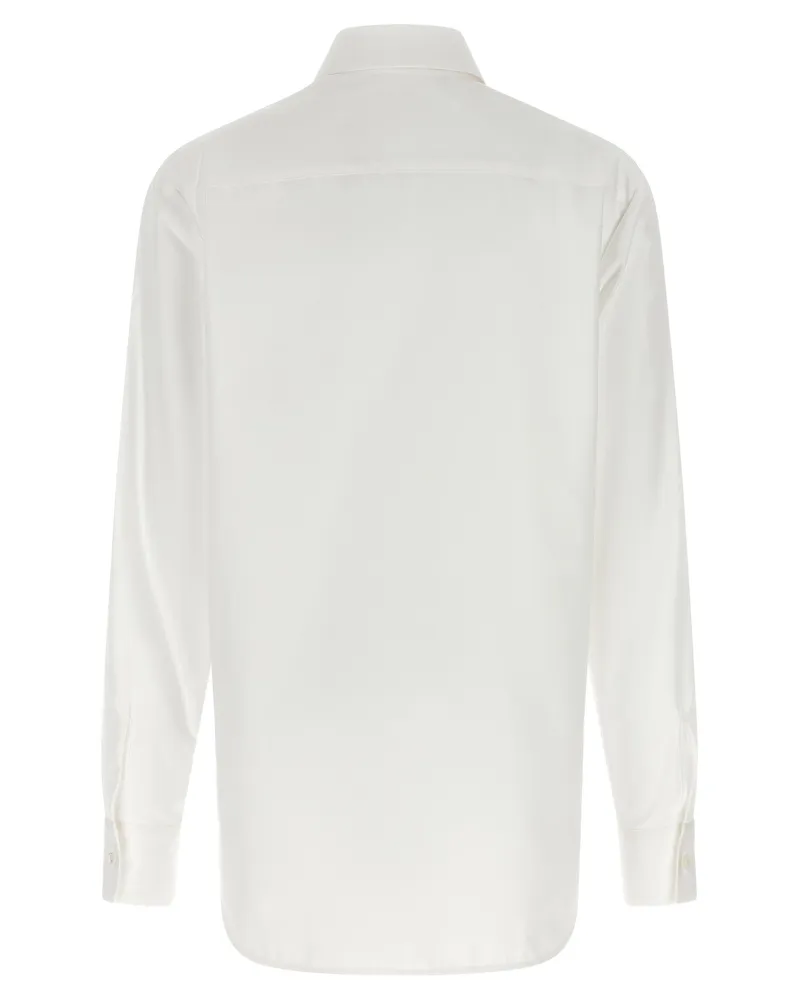 Ermanno Scervino Women's White Cotton Blouse White
