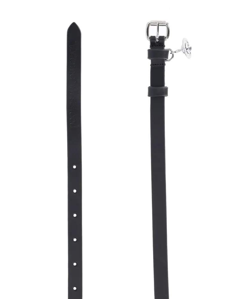 Vivienne Westwood Women's Belts Black Cow Leather Black