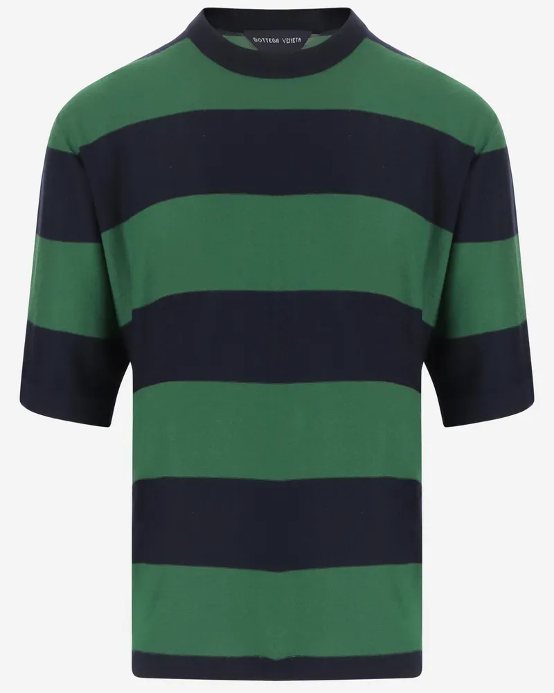 Bottega Veneta Men T-Shirt Cashmere Multicolour T-Shirts And Polos Green