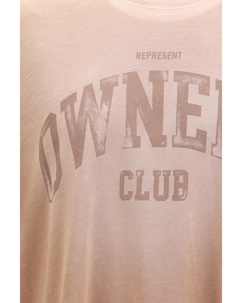 REPRESENT Owners Club T-Shirt — Beige Beige