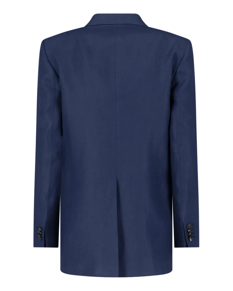 Tagliatore Women's Dresses Blue Linen Navy