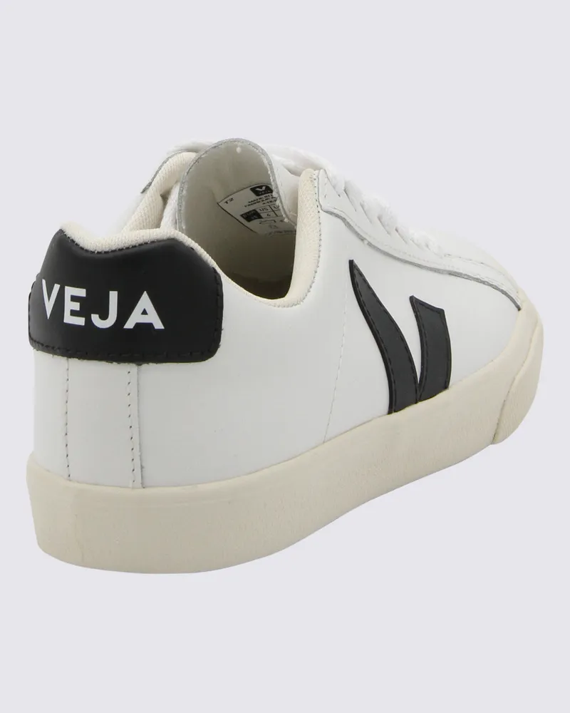 VEJA Women's Sneakers Extra-White_black _ Cover Le Sole El White