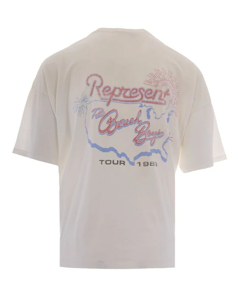 REPRESENT Beach Boys Graphic T-Shirt — Beige Beige