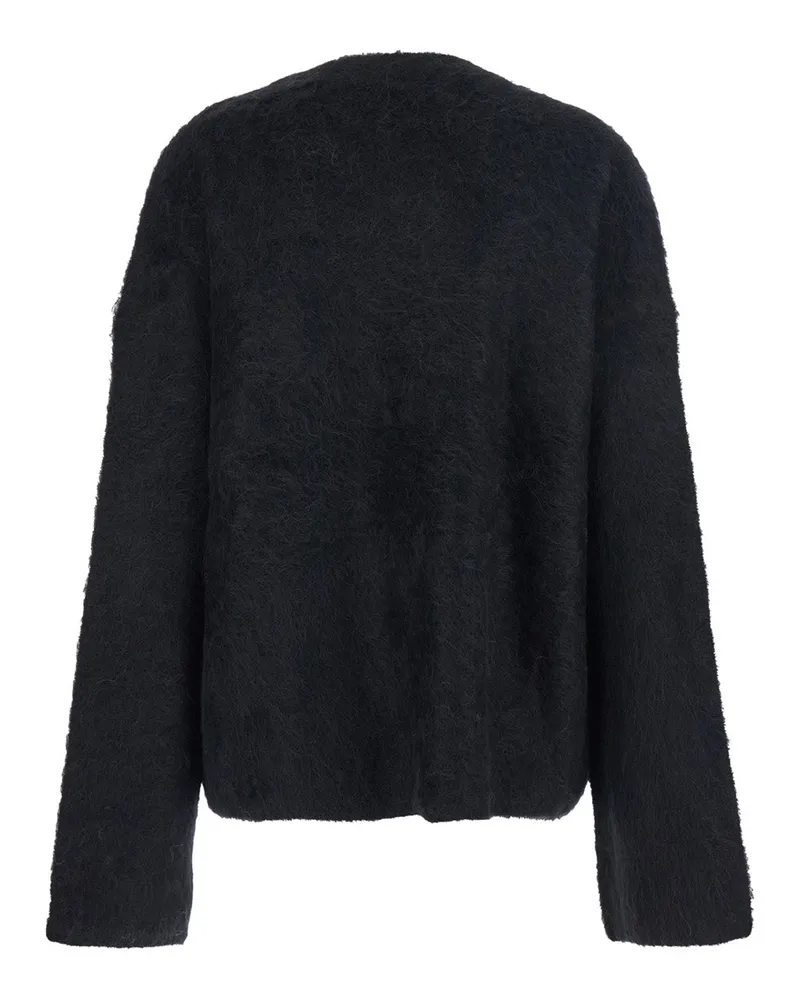 Totême Alpaca-Blend Crewneck Sweater — Black Black