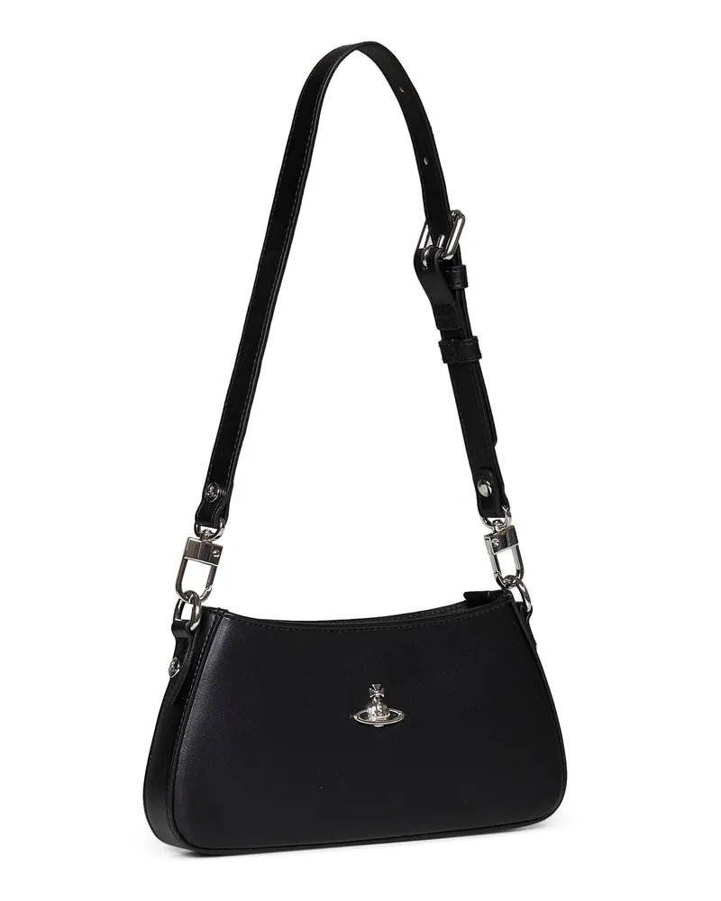 Vivienne Westwood Women's Shoulder Phone Bag Tasha Black Polyester Black