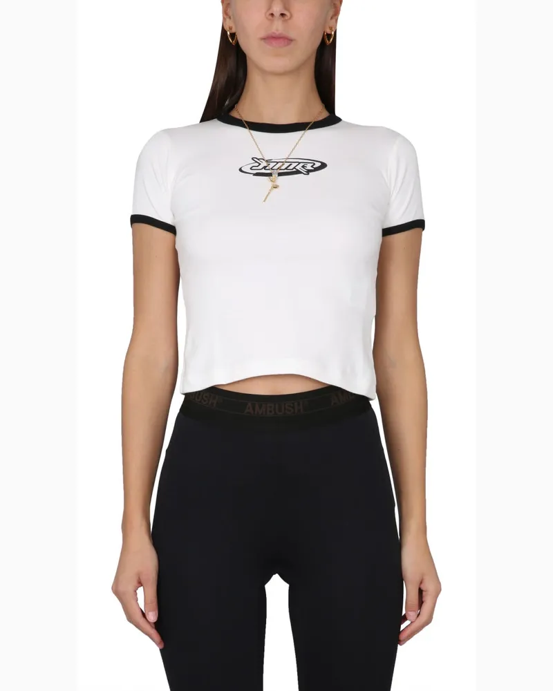 AMBUSH Logo Graphic T-Shirt — White White