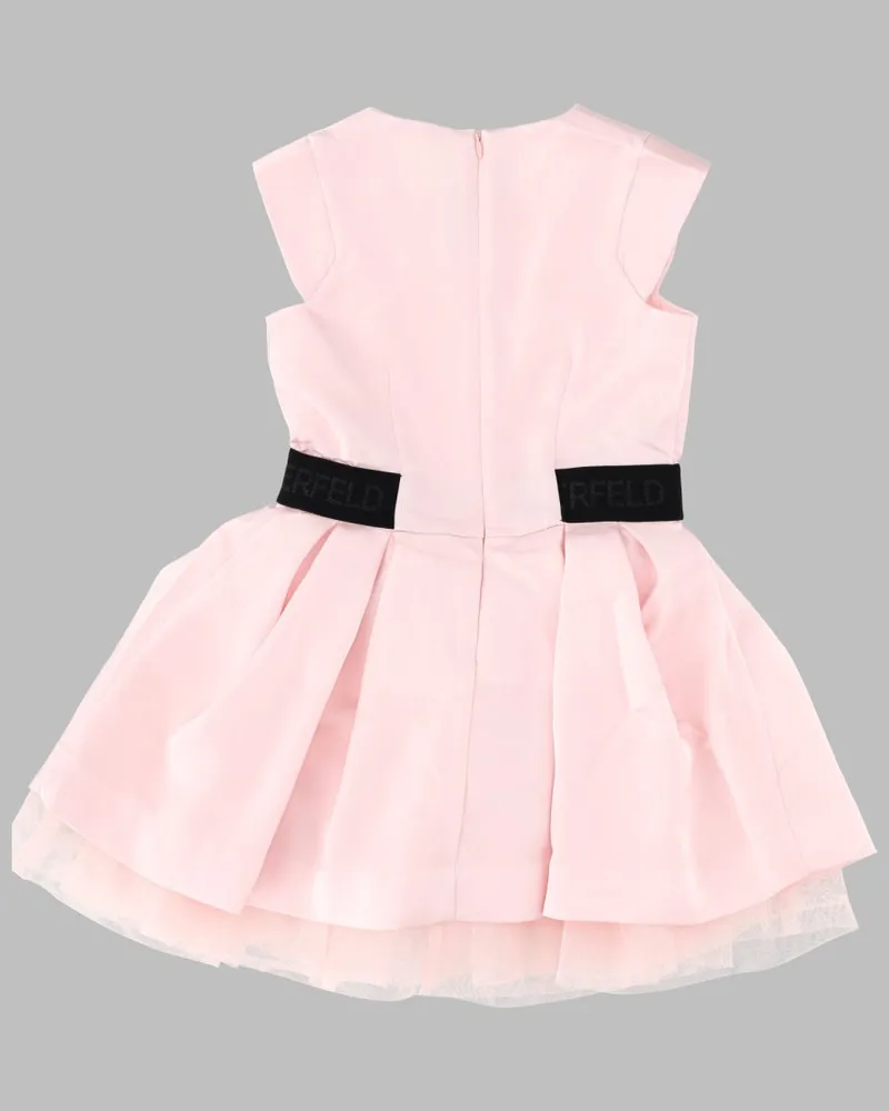 Karl Lagerfeld Refined Polyester Dress — Pink Pink