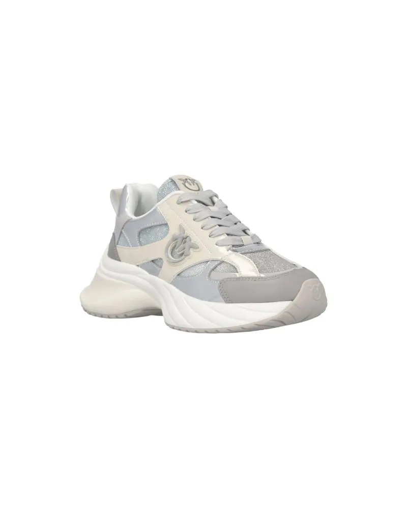 Pinko Ariel 15 Sneaker — Silver Silver
