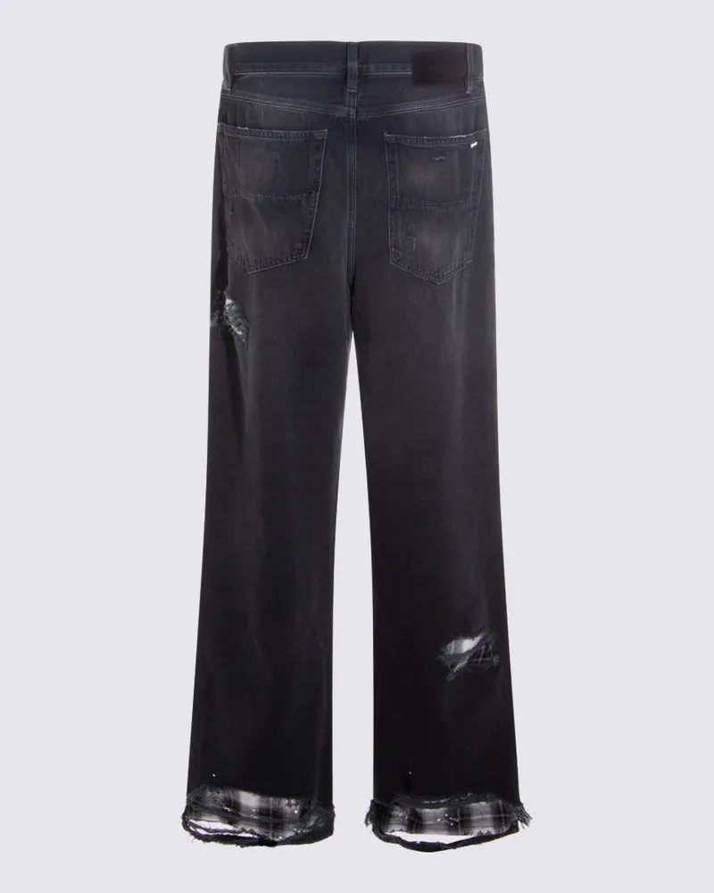 Amiri Men's Jeans Steel Black _100 % Co Black