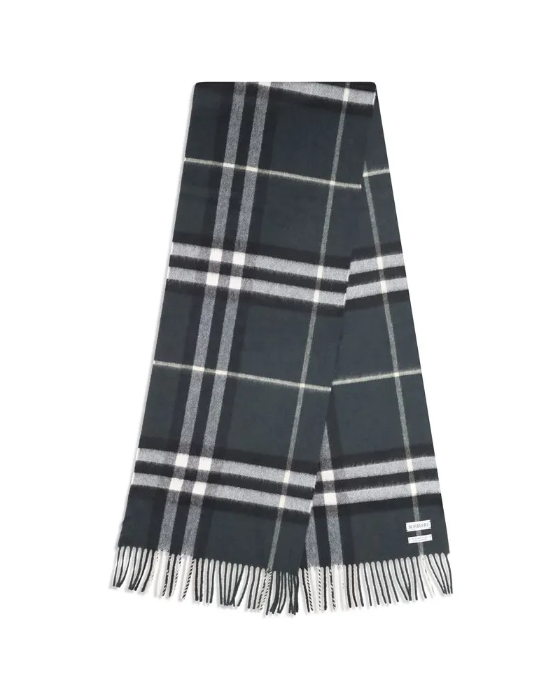 Burberry Men's Bicolor Cashmere Scarf Black