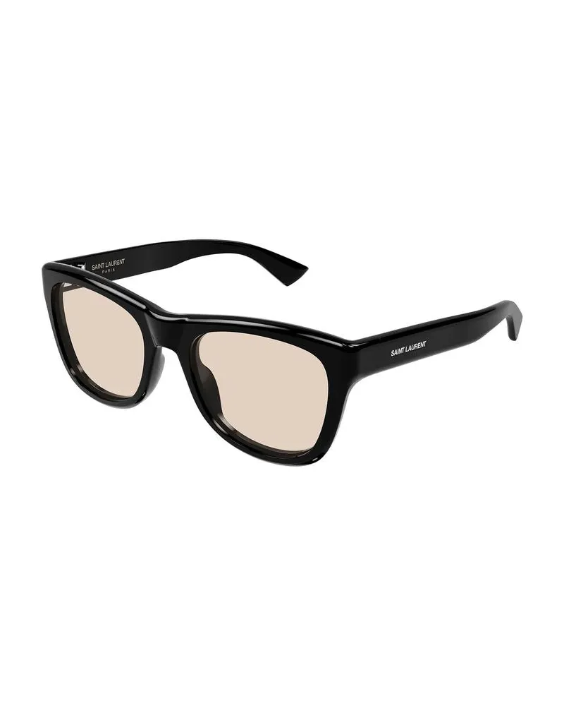 Saint Laurent Unisex Sunglasses Black Recycled Acetate Black