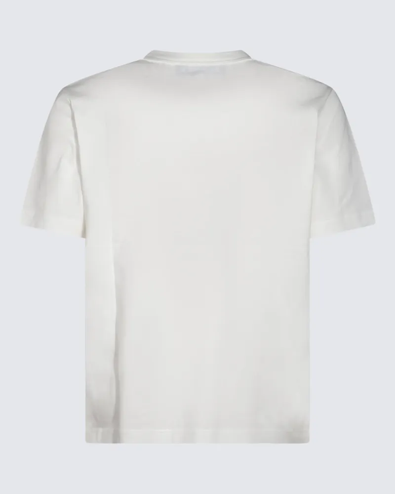 SUNNEI Men T-Shirts And Polos Off White-Dark Navy _co White/dark White