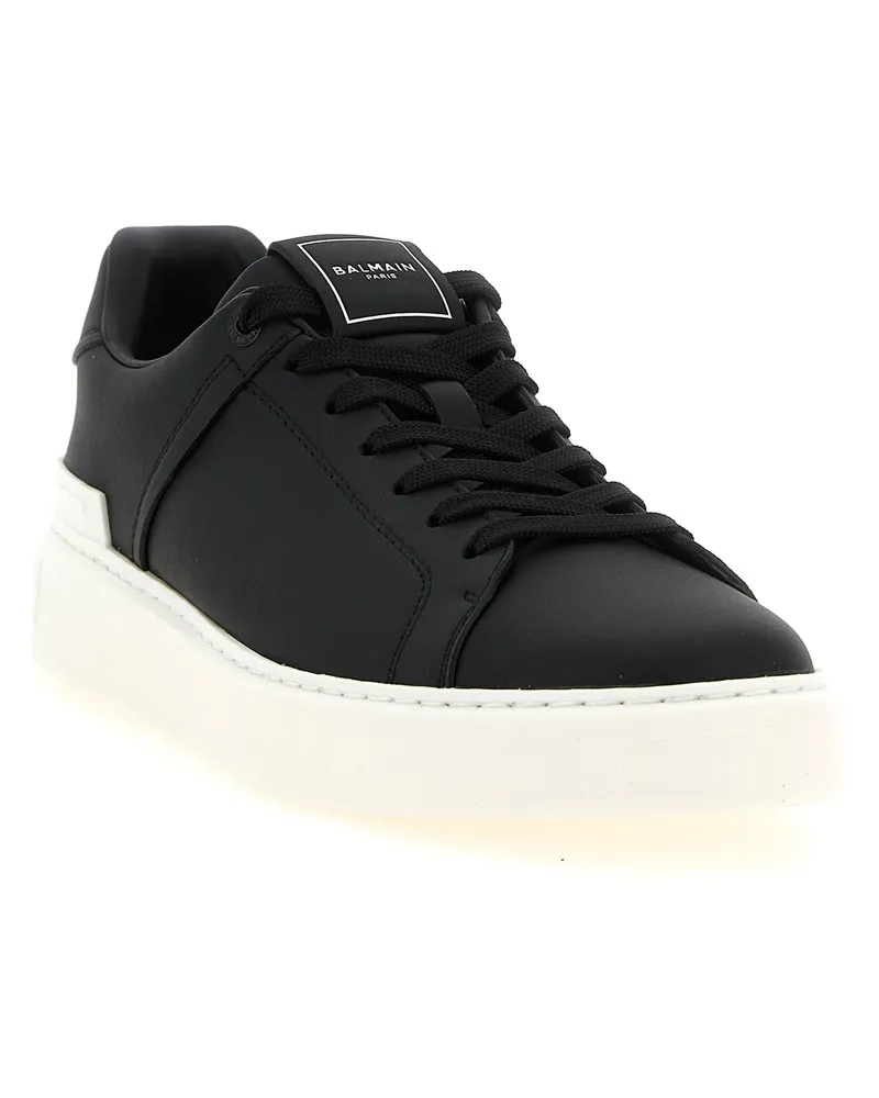 Balmain B-Court Sneaker — Black Black