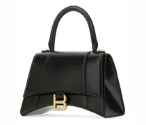 Hourglass Top Handle Bag — Black
