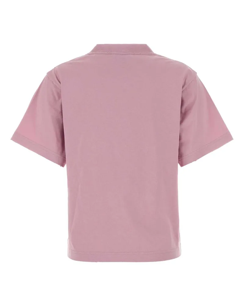 Balenciaga Graphic Print T-Shirt — Pink Pink