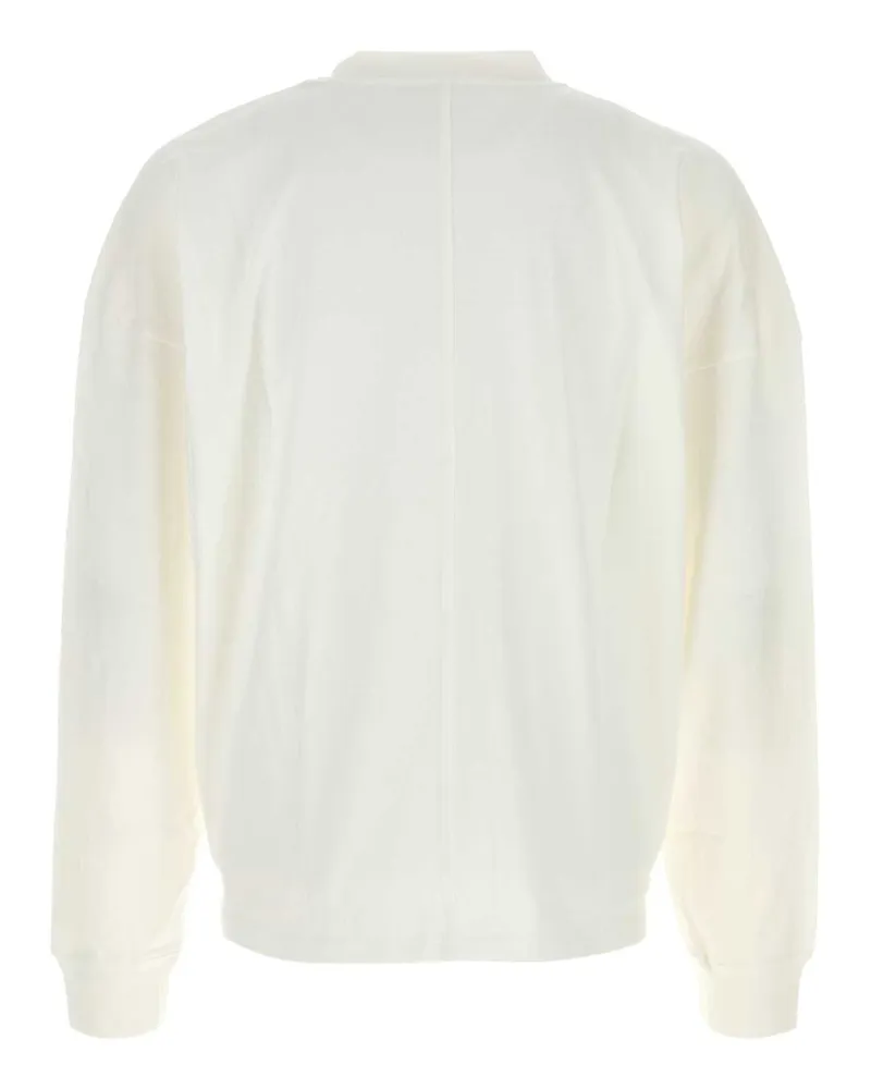 The Row Men's White Cotton Oversize Dolino T-Shirt Exterior Exterior: T-shirts And Polos White