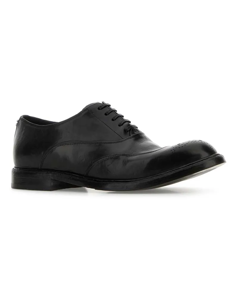 Dolce & Gabbana A20206a0096 80999 Nero Vitello Scarpe Stringate Lace-up Shoes Black