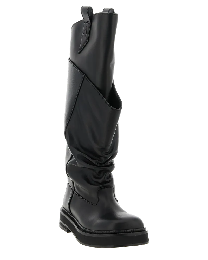 ATTICO Robin Passeggiata Boot — Black Black