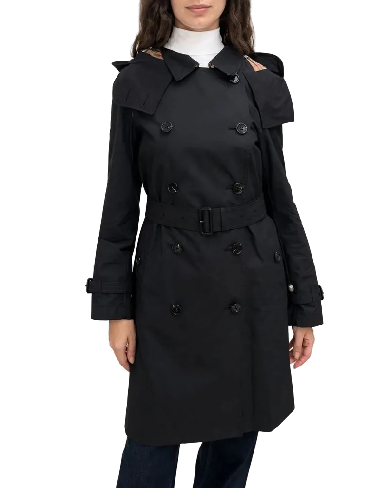 Burberry Trench Coat — Black Black