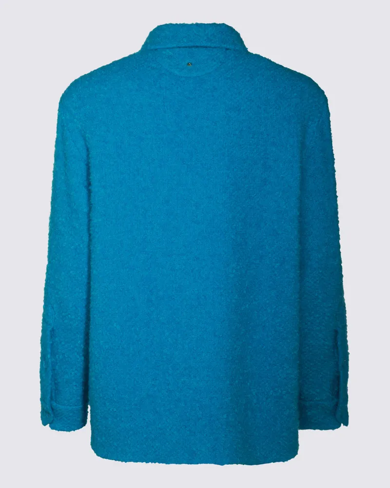 Valentino Garavani Men's Coats Sky Blue _pa Blue