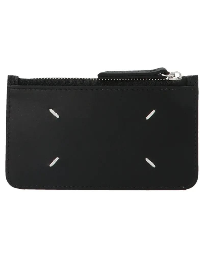 Maison Margiela Stitching Card Case — Black Black