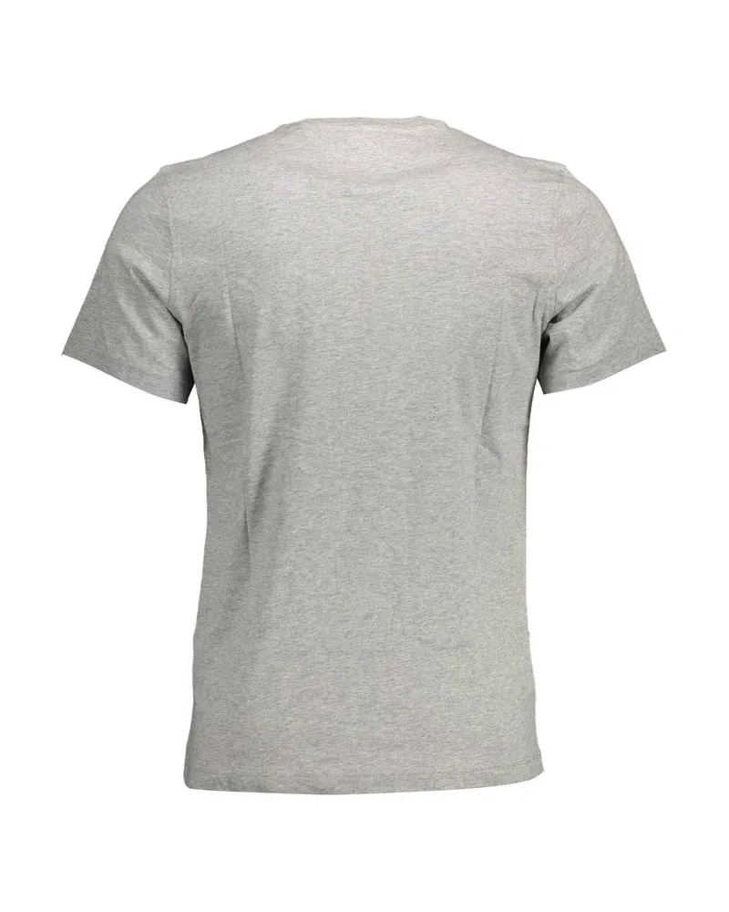 Tommy Hilfiger Logo-Embroidered Cotton T-Shirt — Gray Gray