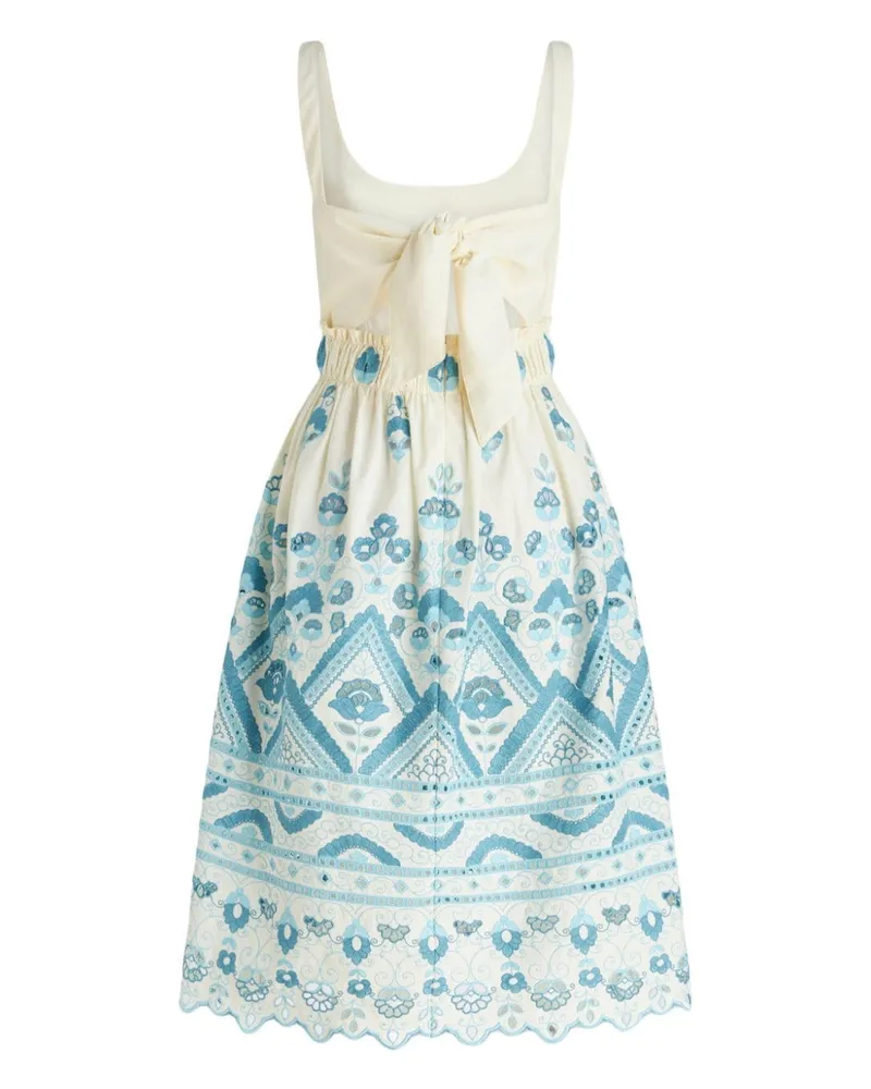 Etro Broderie Anglaise Dress — white White