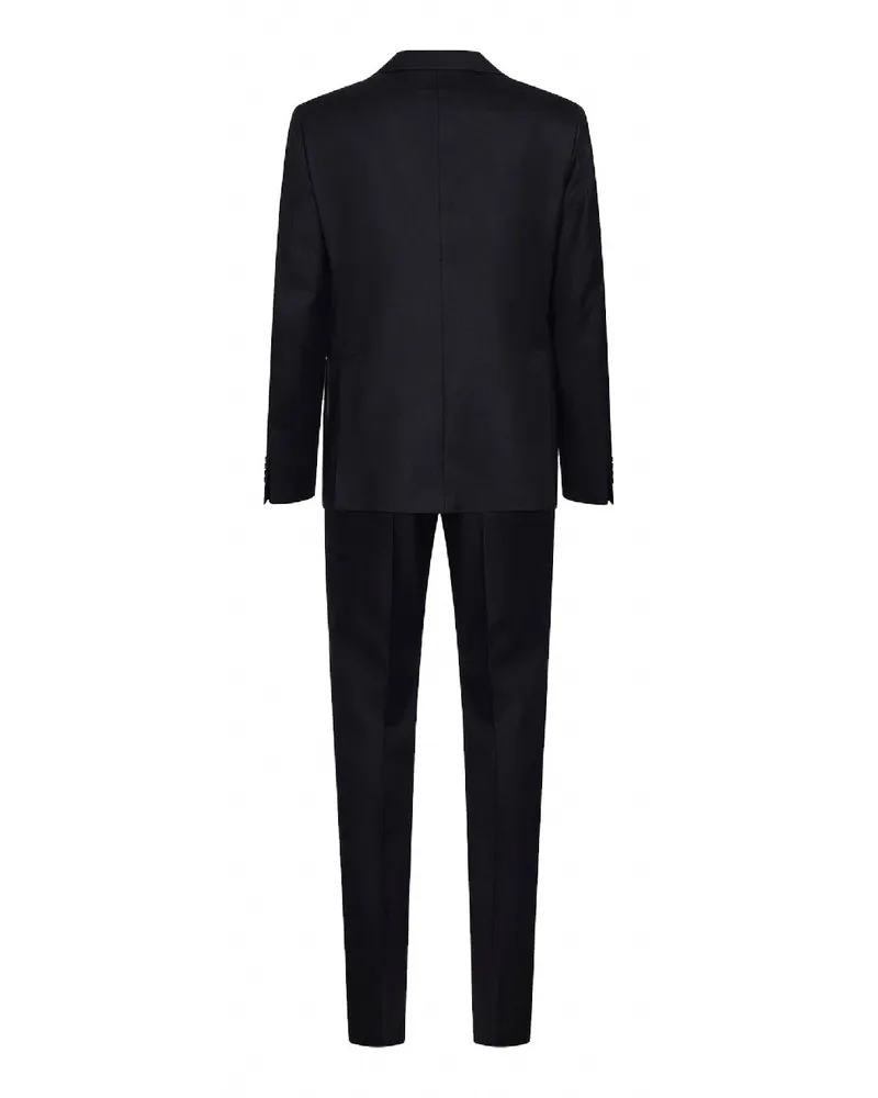 Tagliatore Vesuvio Pant Suit — Black Black